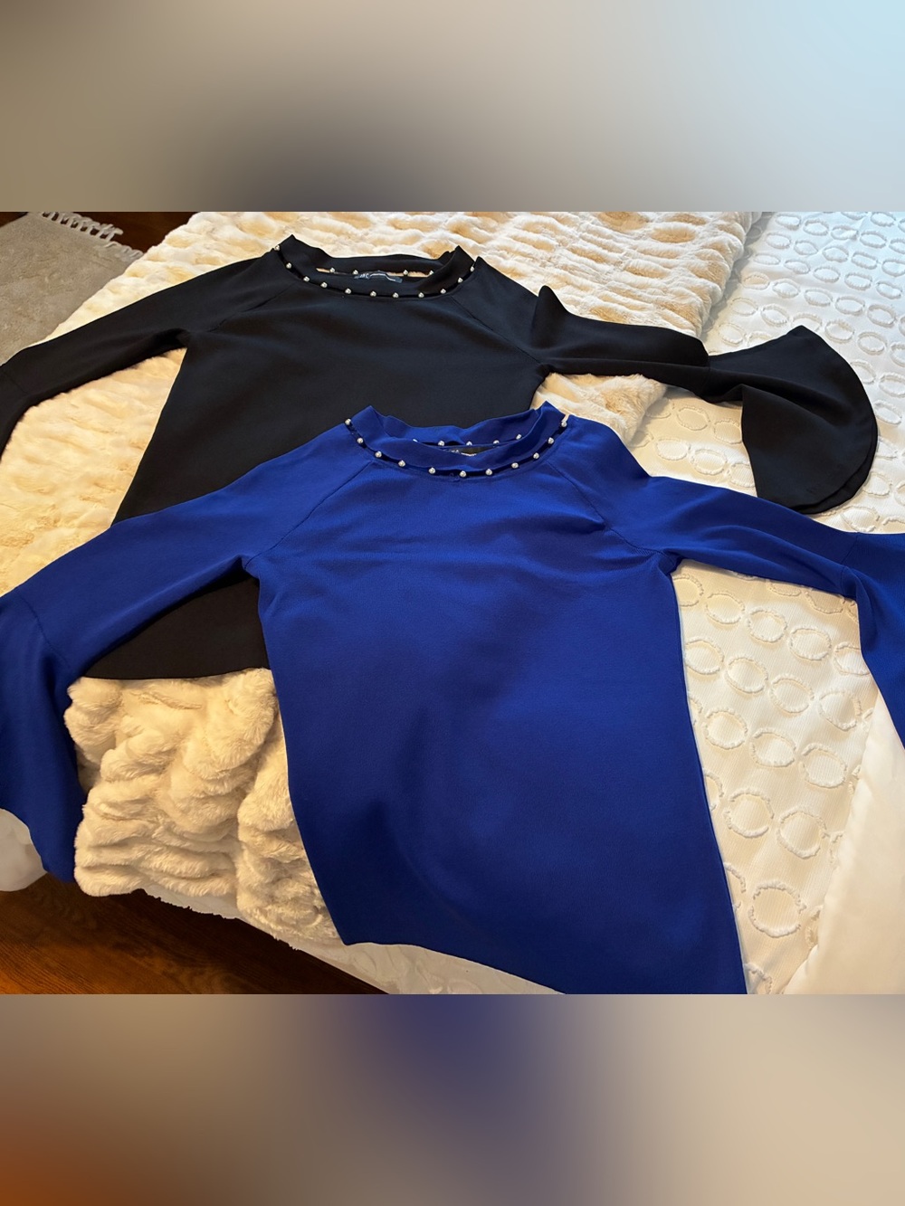 INC Sweaters bundle - Blue and Black. Like new. Small